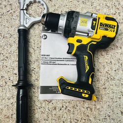 *Most Powerful* DEWALT DCD1007 20V XR 3-speed 1/2” Hammer Drill (Bare Tool)