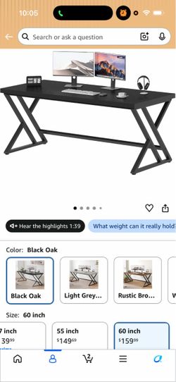 60” Desk