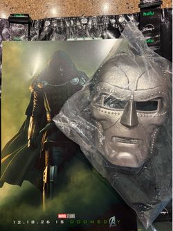 SDCC 2026 Exclusive Avengers Doomsday Poster And Mask And Cape - Marvel Dr. Doom - Limit 7000