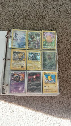 Variety of different Pokémon cards not actual price