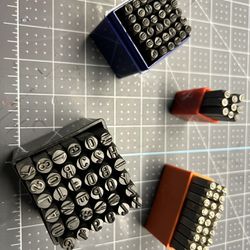 Metal/leather Stamps  