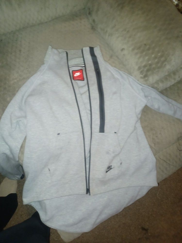 Nike Tech Fleece Full Zip Tail Gray