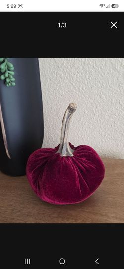 Pumpkin Decoration velvet