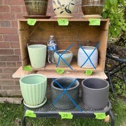 Large Variety Pottery and Ceramic Pots - Your choice $5 each