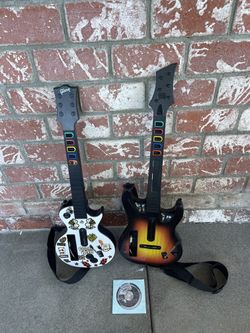 Nintendo Wii guitar hero guitars