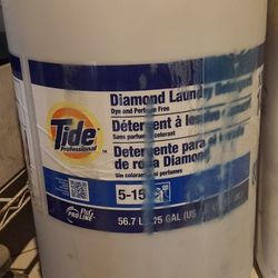 15 Gallon Tide Free And Clear Laundry Detergent 