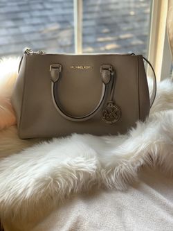 Grey Michael Kors purse