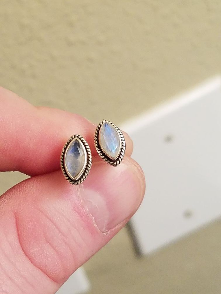 Moonstone Sterling earrings