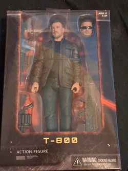Terminator Dark Fate T-800 Figure Complete In Box