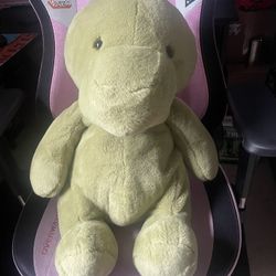 Green dinosaur large plush 