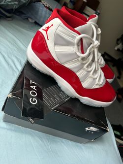 Air Jordan 11 Retro Cherry Red and White