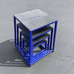 Plyometric jump boxes