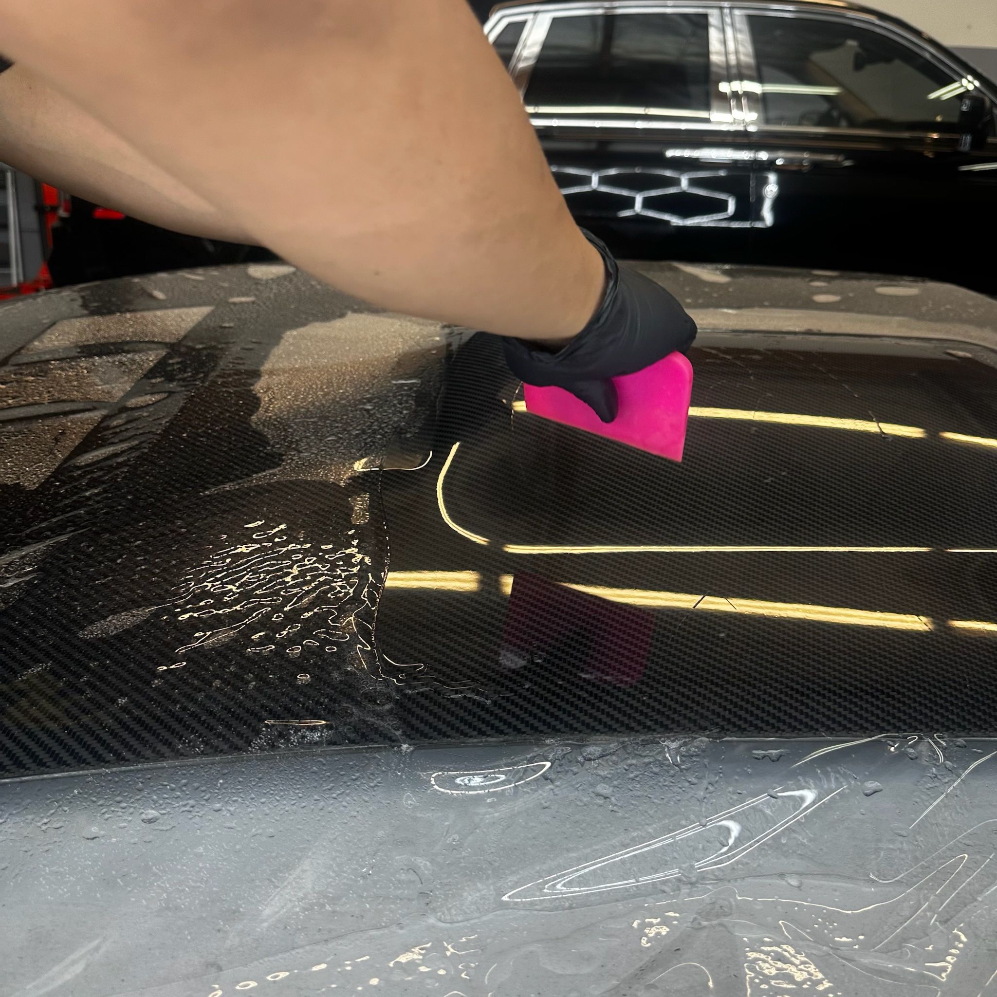Paint Protection Film PPF, Automotive Trucks SUVs Carbon Fiber