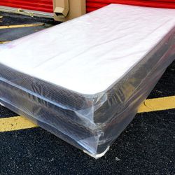 NEW TWIN MATTRESS AND BOX SPRING 😉 100% QUALITY & CONFORM 👌