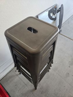 4 Bar Stools - 24" Tall