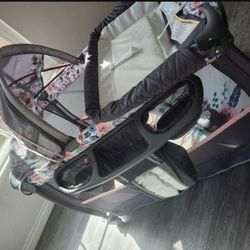 New Babygirl Portable Play Pen & Changing Table