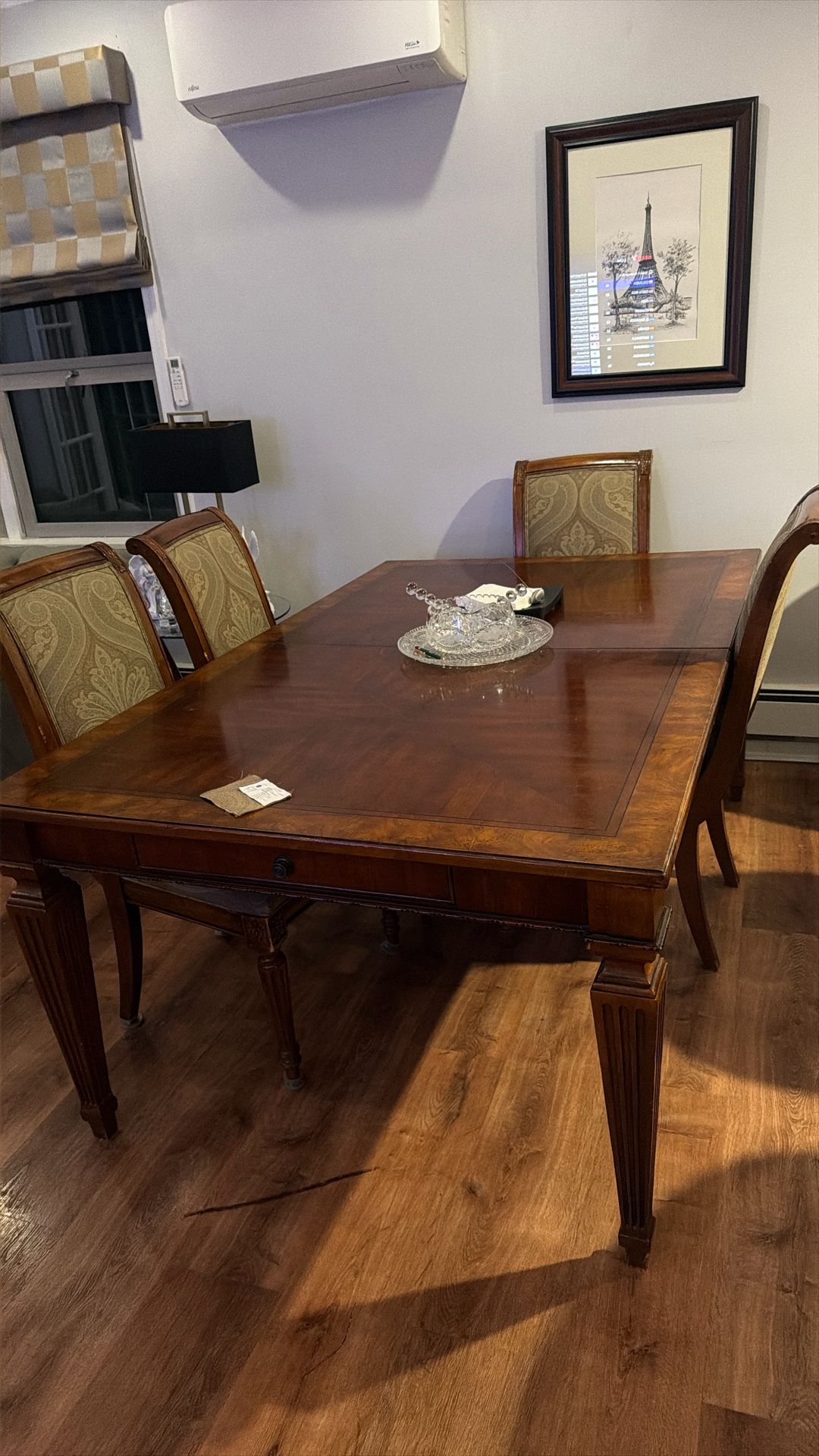 Ethan Allen Brown Dining Room Table And Chair Set 46x72 for Sale in ...
