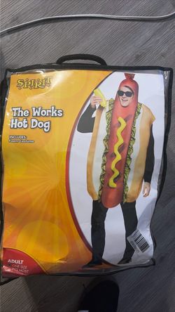 Hotdog costume and Doodlebob costume