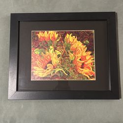 Four Sunflowers By Mandy Budan