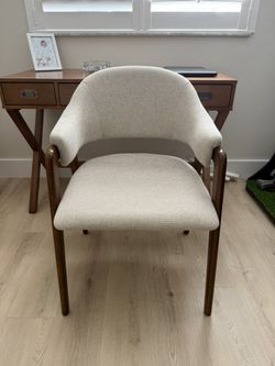 Ingleside Open Back Upholstered Wood Chair