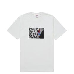 Supreme Spider Man white tee in hand white