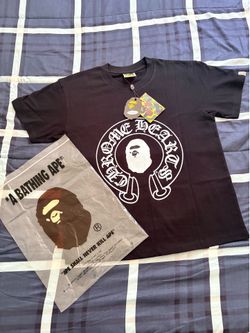*BEST DEAL* BAPE X CHROME HEART TSHIRT SIZE SMALL