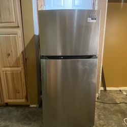 Frigidaire Stainless Steel Top Freezer Fridge