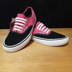 VANS Pink, Black Size 8.5