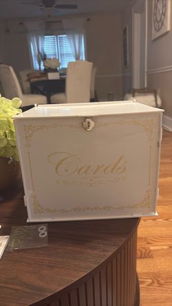 wedding card box