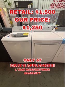 LG Washer and Gas Dryer Set