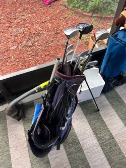 Golf clubs & bag