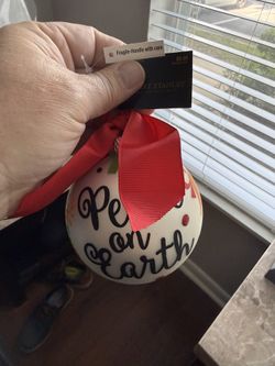 Peace On Earth Christmas Ornament 