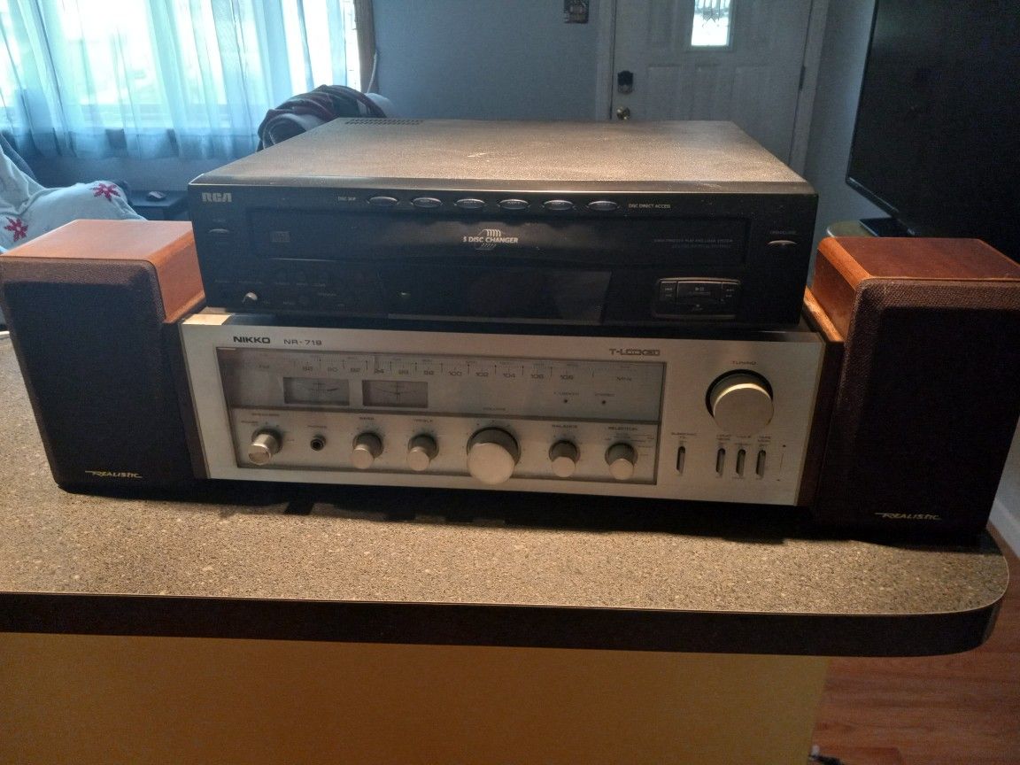Nikko NR-719 Nr 719 Tuner Amplifier Amp Classic Vintage Stereo Hi Fi Lp Pioneer Sony Denon