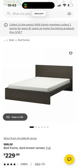 Ikea Malm Full Bed