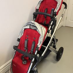 Loaded Uppababy Vista Double Stroller