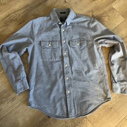 Abercrombie & Fitch Solid Gray Flannel 