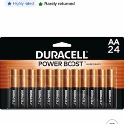 AA 24 pack Duracell batteries