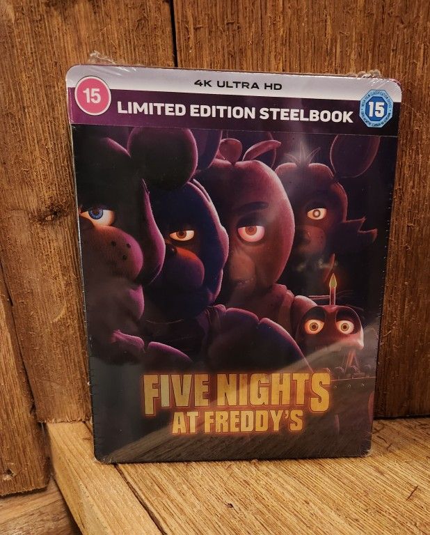 Five Nights at Freddy's 4K ULTRA HD steelbook limited edition Blu Ray Region Free
