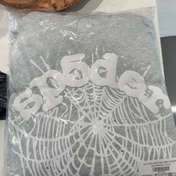 Grey Sp5der Hoodie