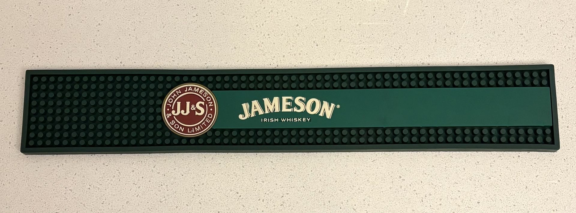 John Jameson & Son Irish Whiskey Rubber Bar Spill Mat