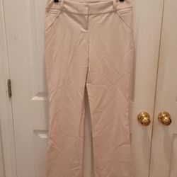 NWT The Limited Cassidy Fit Beige Classic Career Trouser Pants - Size 2R