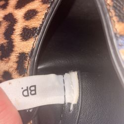 Oversized Leopard Print Tote Bag 