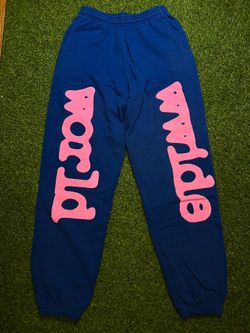 Sp5der Beluga sweatpants blue