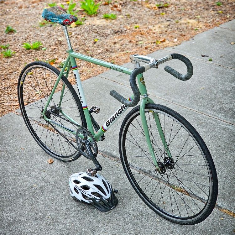 Gang Green Bianchi Pista Track Bike for Sale in Berkeley, CA - OfferUp
