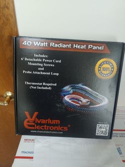 Vivarium 40 Watt Radiant Reptile Heat Panel NIP