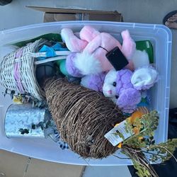 🌷 Large Easter Décor & Goodies Bundle – All-in-One Bin 🐰🐣