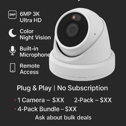 Cam motion 6MP Built In Micro (Brand New)