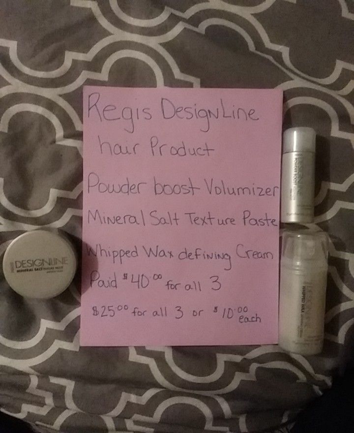Regis Designline hair products
