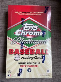 Topps 2025 Chrome Platinum Hobby Box
