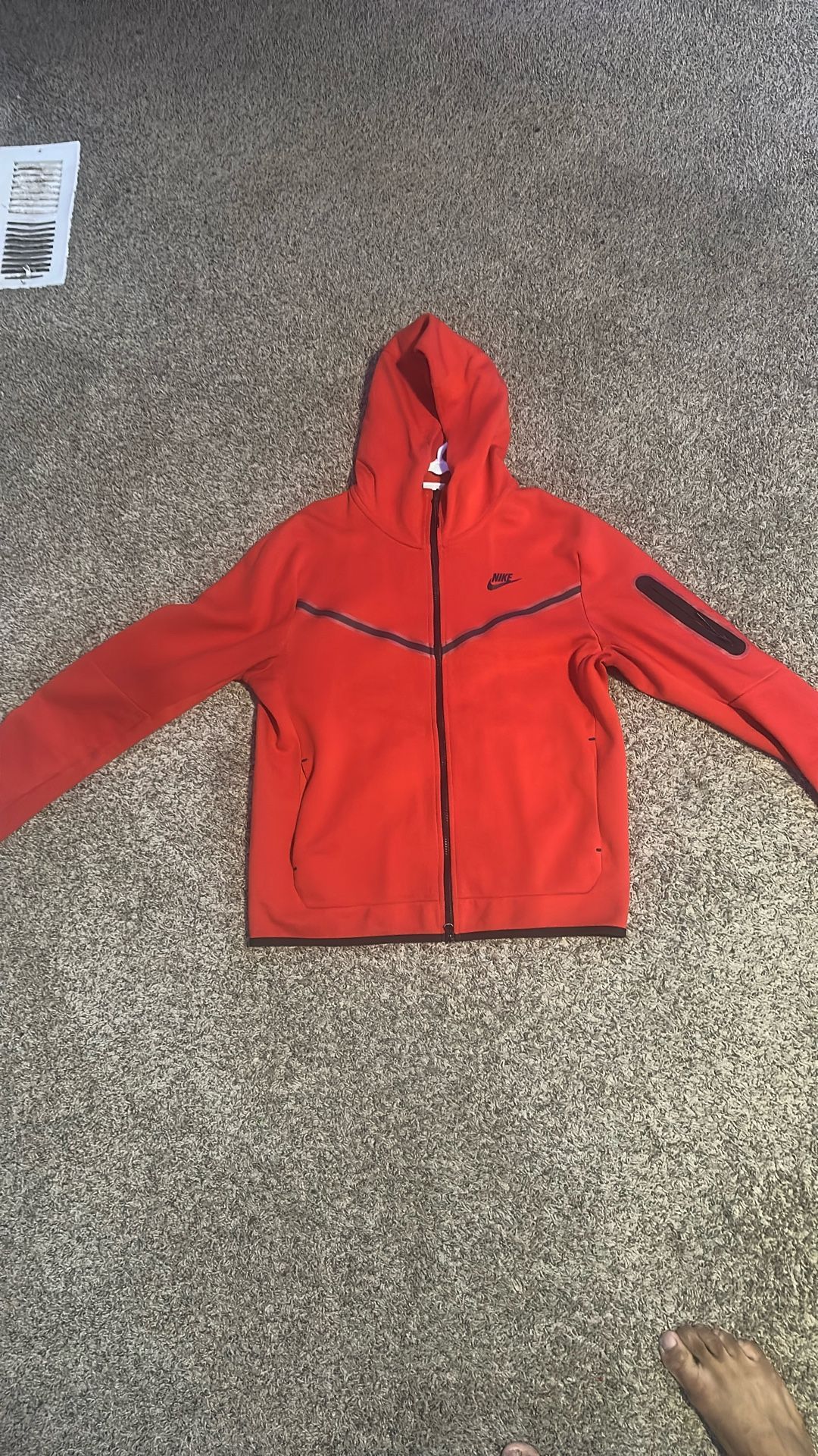 Red Nike Tech Jacket Size M
